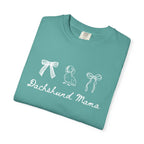 Dachshund Mama T-Shirt — Cute Paw Print & Bows Tee for Dog Lovers