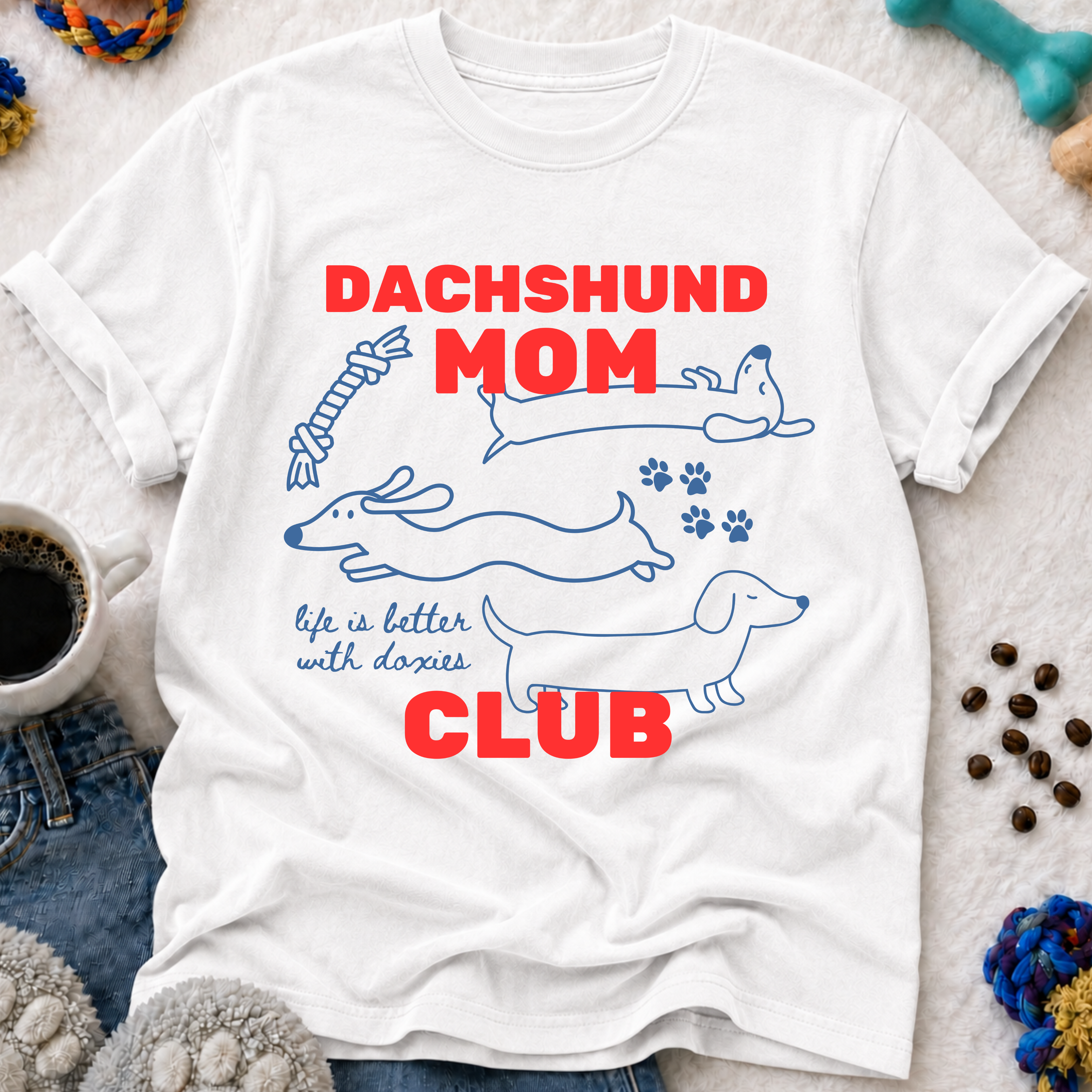 Dachshund Mom Club T-Shirt