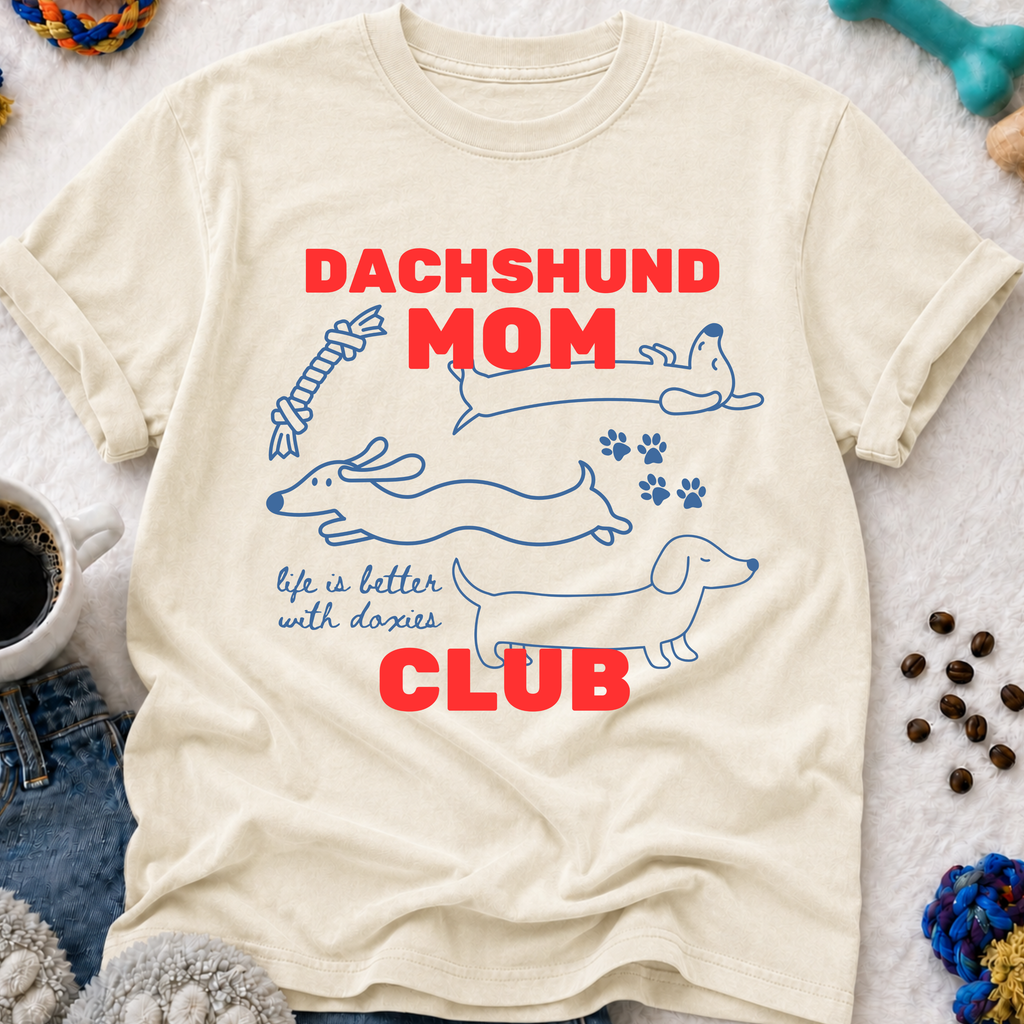 Dachshund Mom Club T-Shirt