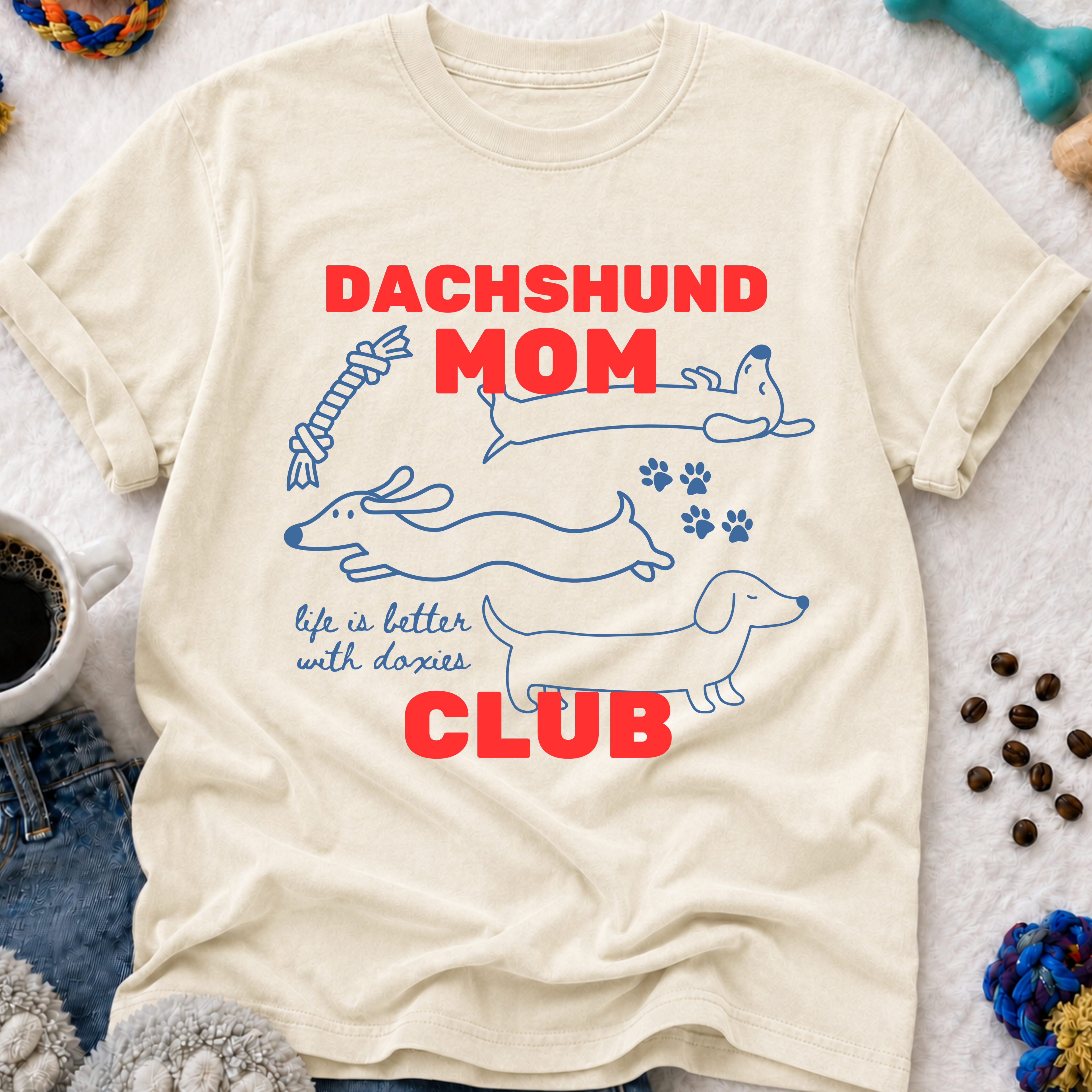 Dachshund Mom Club T-Shirt