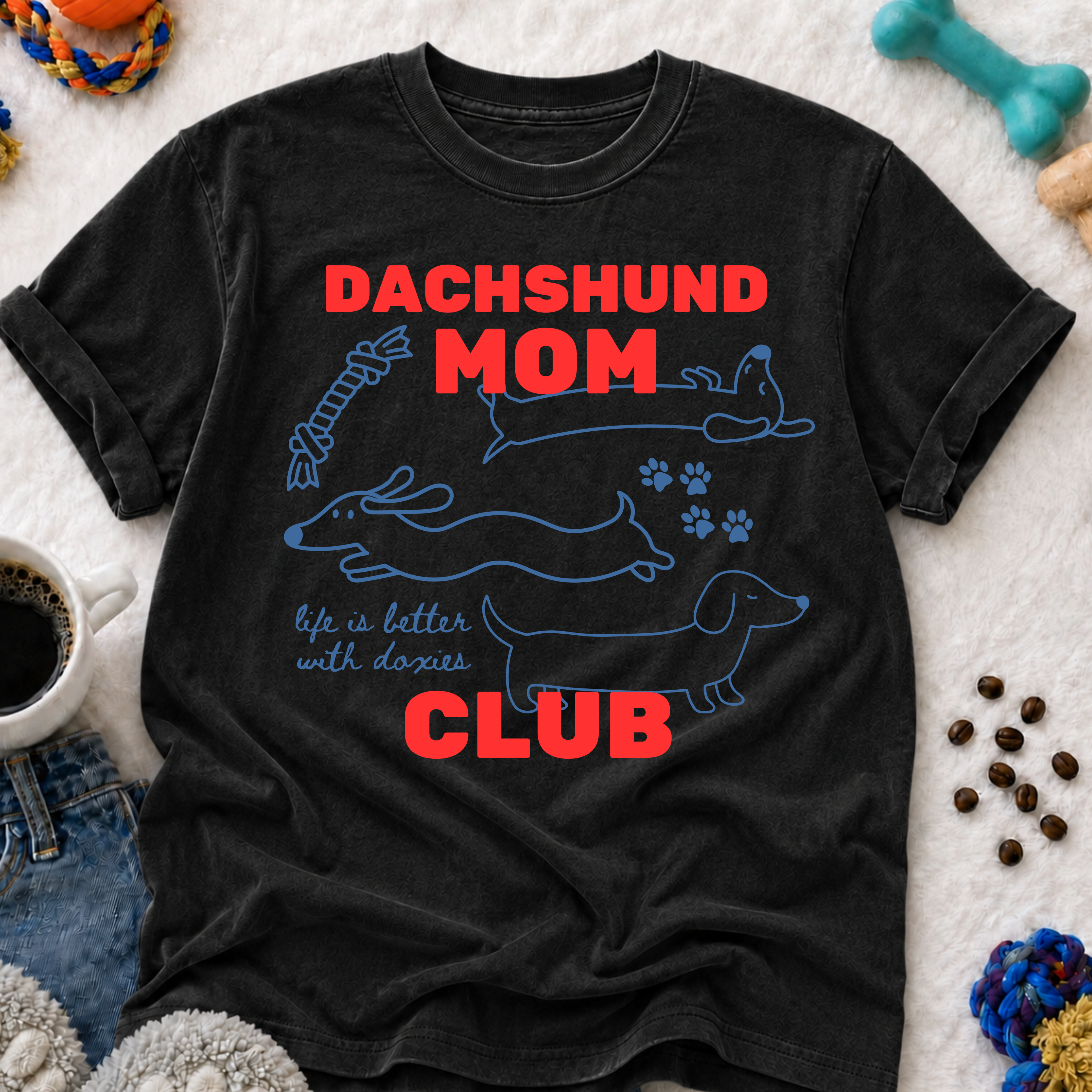 Dachshund Mom Club T-Shirt