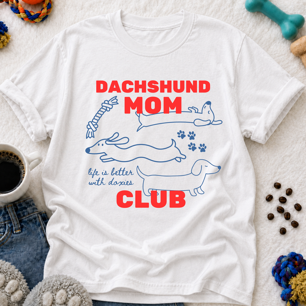 Dachshund Mom Club T-Shirt