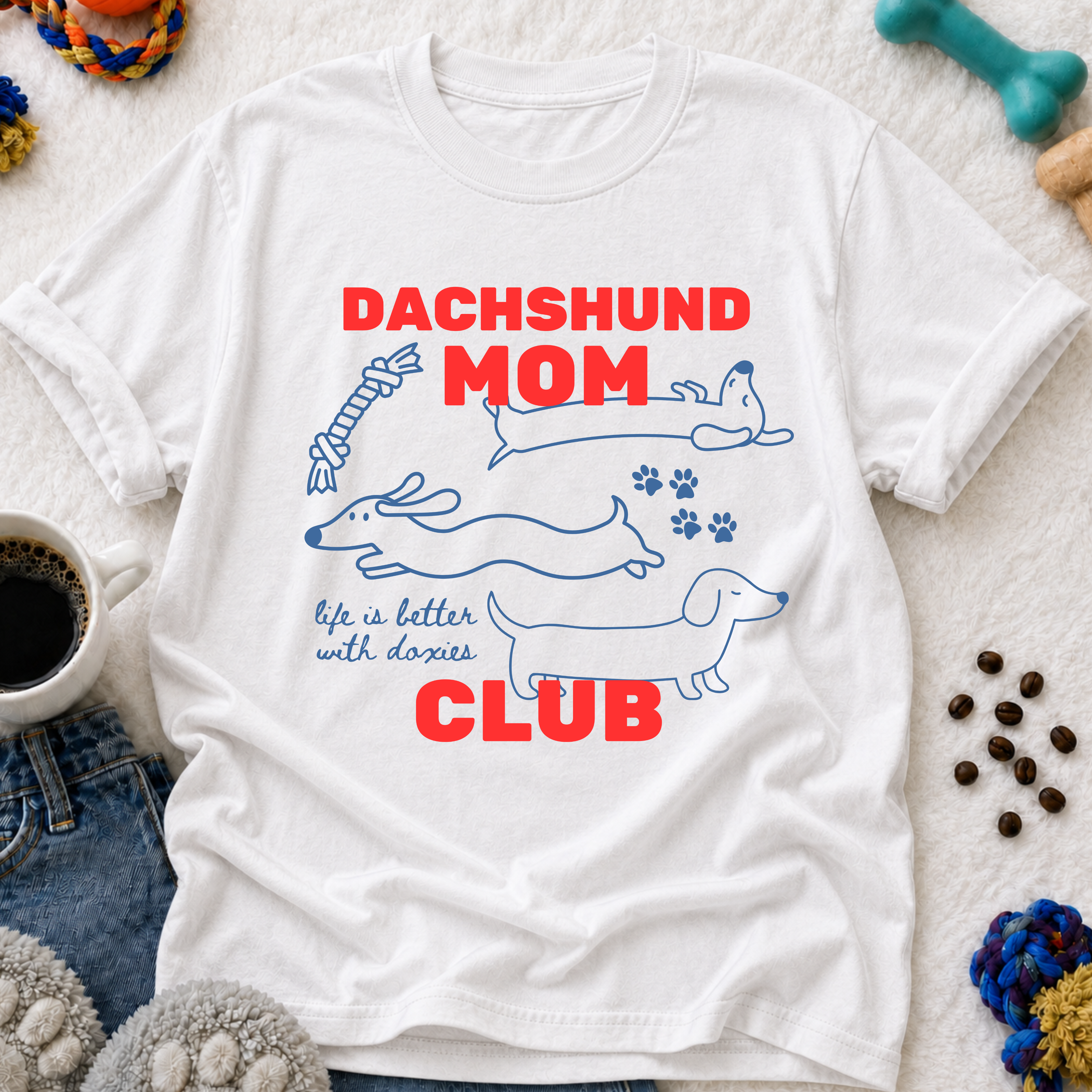 Dachshund Mom Club T-Shirt