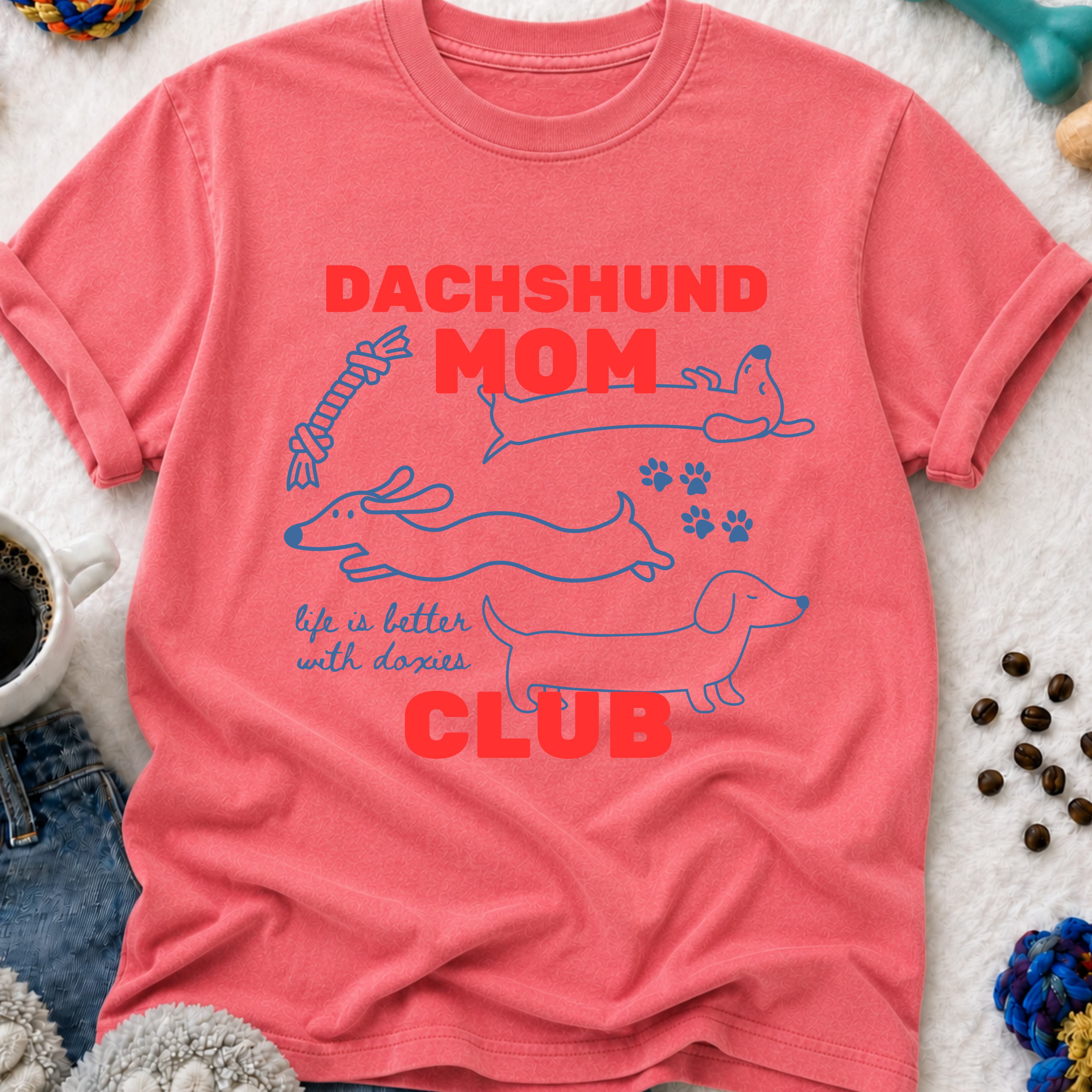 Dachshund Mom Club T-Shirt